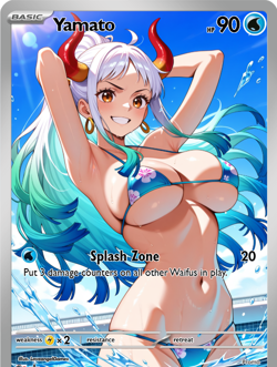 LoveangelGames-Season 2- Custom Card- Waifu Universe- Yamato Splash Zone - Image 1