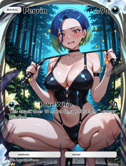 LoveangelGames-Season 4- Custom Card- Waifu Universe-Perrin-Character Card - Image 1