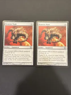 2x Nemesis Mask -Darksteel Mtg Magic UP NM - Image 1