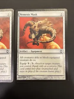 2x Nemesis Mask -Darksteel Mtg Magic UP NM - Image 3