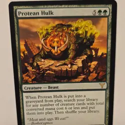 Magic: The Gathering Protean Hulk Green Rare Beast Dissension 90 Regular - Image 1