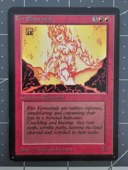 MTG ⭐ Beta Edition ⭐ Fire Elemental ⭐ Vintage Legacy ⭐ - Image 1