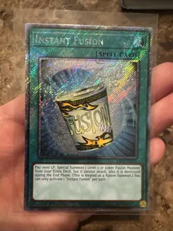 Yu-Gi-Oh! Instant Fusion RA03-EN171 Platinum Secret Rare 1st Edition - Image 1