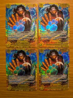 One Piece TCG 4x Bartholomew Kuma OP12-119 SEC Base Art Foil - Image 2