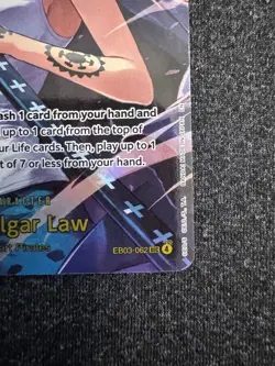 Trafalgar Law EB03-062 SEC Extra Booster: One Piece Heroines English - Image 3