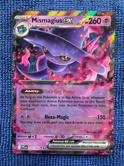 Mismagius Ex 36/94 Pokemon Card Phantasmal Flames Double Rare Holo Near Mint - Image 1