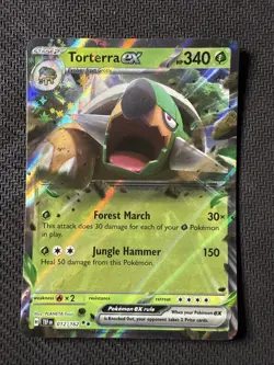 Torterra ex 012/162 Temporal Forces Double Rare Near Mint Pokemon Card - Image 1