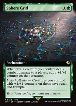 MTG Sphere Grid (Extended Art) FIC #0123 RARE - Image 1