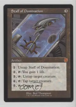 Staff of Domination Magic: The Brothers' War Retro Artifacts #56 - Image 1