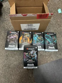 MTG Magic Tarkir: Dragonstorm Set of 5 Commander Decks - Image 2