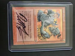 MTG Mox Ruby Sketch Dan Frazier Altered Art Magic Artist Proof SIGNED Goblin - Image 4