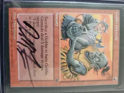 MTG Mox Ruby Sketch Dan Frazier Altered Art Magic Artist Proof SIGNED Goblin - Image 5