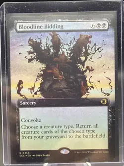 Bloodline Bidding 0359 (Extended Art) Lorwyn Eclipsed Foil - Image 2