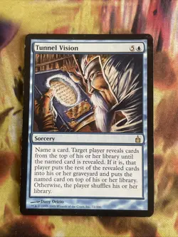 MTG 1x Tunnel Vision # 72 Ravnica: City of Guilds Magic the Gathering Card x1 - Image 1