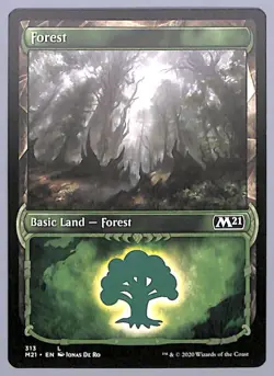 Forest - Showcase - 313 - (10X) Core Set 2021 (M21) MTG - Image 3