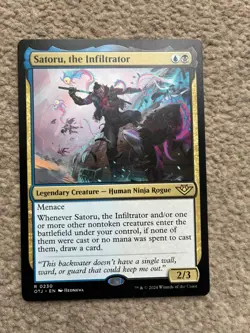 Satoru the Infiltrator Commander Edh Deck Mtg Magic The Gathering - Image 1