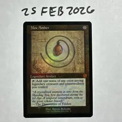 Mox Amber (Schematic) The Brothers' War: Retro Frame Artifacts foil MTG NM/M - Image 1