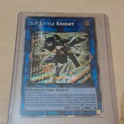 Yu-Gi-Oh! TCG Konami S:P Little Knight MP25-EN047 Link-2 Effect Holo ATK/1600 - Image 1