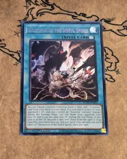 Yugioh Deception of the Sinful Spoils ROTA-EN055 1st Edition Secret Rare NM - Image 1