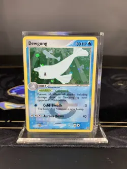 Pokemon Card Ex FireRed LeafGreen Dewgong 3/112 2004 Reverse Holo HP - Image 1