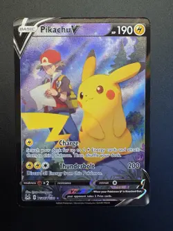 Pikachu V TG16/TG30 Lost Origin Pokemon Card - Image 1
