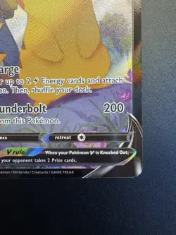 Pikachu V TG16/TG30 Lost Origin Pokemon Card - Image 4