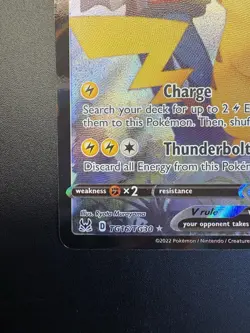 Pikachu V TG16/TG30 Lost Origin Pokemon Card - Image 5