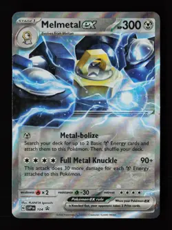 Melmetal ex 104 Promo Holo SV: Scarlet & Violet Pokemon Card - Image 1