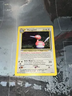 Porygon2 12/64 Neo Revelation Rare Holo Vintage Pokemon Card LP - Image 1
