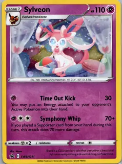 Sylveon Promo SWSH: Sword & Shield Promo Cards SWSH211 NM Pokemon TCG - Image 1