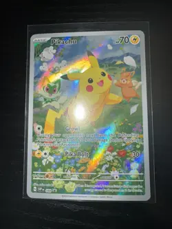 Pokemon TCG Pikachu SVP 088 2024 Scarlet & Violet Black Star Promo Card - Image 1