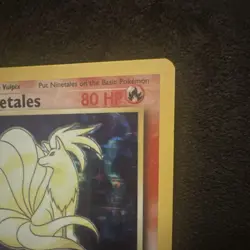 Ninetales Holo Unlimited Rare Pokemon TCG Card 12/102 Base Set LP - Image 4