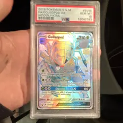 Pokemon Golisopod GX SV48/SV94 Hidden Fates Shiny Holo PSA 10 Card - Image 1