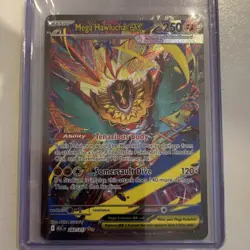 Mega Hawlucha EX Special Illustration Rare TCG Ascended Heroes Card 283/217 - Image 1