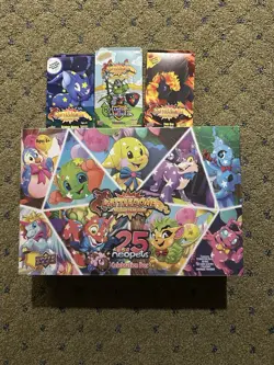 Neopets Battledome TCG Trading Card Game 25th Anniversary Celebration Box +DECKS - Image 1