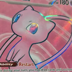 Pokemon Mew EX 193/165 Scarlet & Violet 151 Basic 180 HP Ultra Rare Holo Card - Image 3