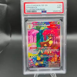 Sawsbuck 166/162 Pokemon Card - Temporal Forces Illustration Rare - PSA 9 - Image 1