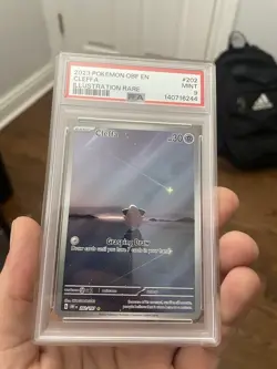 Cleffa Scarlet & Violet Obsidian Flames Pokemon TCG Card 202/197 PSA 9 - Image 1