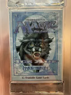 MTG Ice Age Booster Pack PSA 8 Dire Wolves Foil Magic The Gathering NEW SEALED 742818065078 - Image 4