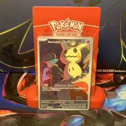 pokemon tcg team rocket's mimikyu basic psychic 238/217 regular 60 hp - Image 1