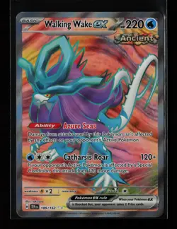 Walking Wake ex 189/162 Ultra Rare Holo SV05: Temporal Forces Pokemon Card - Image 1
