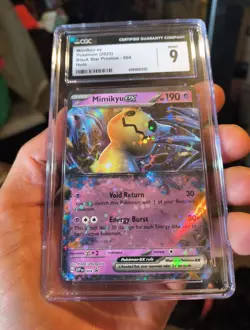Pokemon TCG Mimikyu EX #004 Holo Black Star Promo Scarlet & Violet 2023 CGC 9 - Image 2