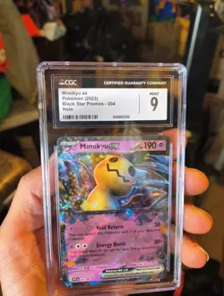 Pokemon TCG Mimikyu EX #004 Holo Black Star Promo Scarlet & Violet 2023 CGC 9 - Image 5