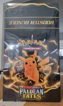 Pokemon TCG: Scarlet & Violet Paldean Fates Booster Bundle Display Case - SEALED - Image 1
