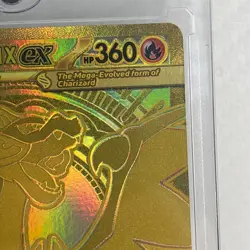 Mega Charizard X EX Gold Hyper Rare 130/094 Pokemon Phantasmal Flames English - Image 5