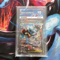 Pokemon TCG Mega Lucario EX 179/132 ACE 10 Perfect Sub Grades - Image 1