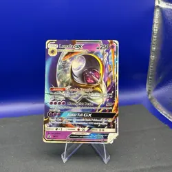 Lunala GX SM17 Black Star Promo Holo Pokemon TCG - DMG - Image 1