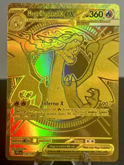 Pokemon TCG Mega Charizard X EX gold 130/094 (OC) - Image 1