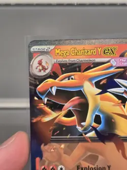 Mega Charizard Y EX #30 – Pokemon Promo Tin Double Rare LP - Image 2