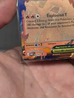 Mega Charizard Y EX #30 – Pokemon Promo Tin Double Rare LP - Image 5